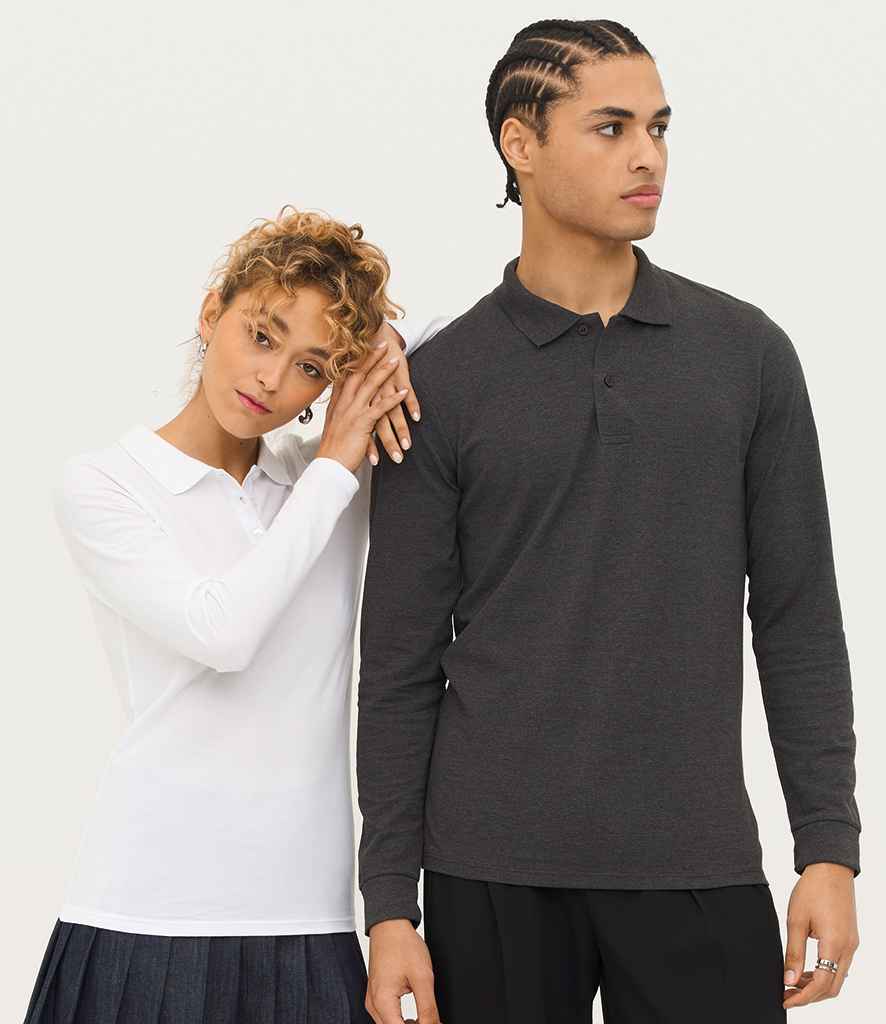 SOL'S Perfect Long Sleeve Piqué Polo Shirt - PenCarrie